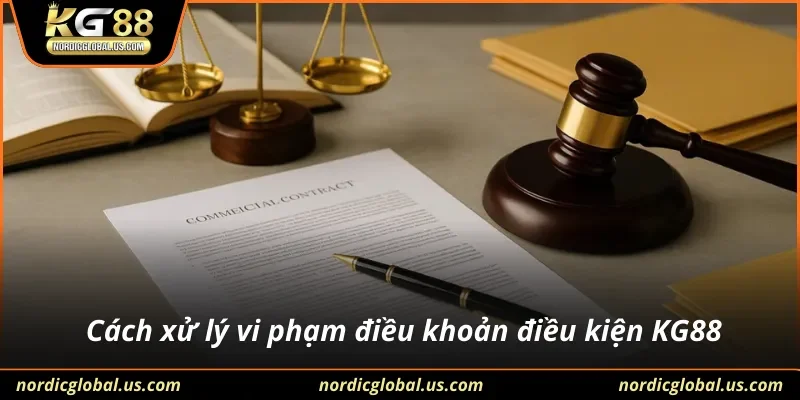 Cách xử lý vi phạm điều khoản điều kiện KG88